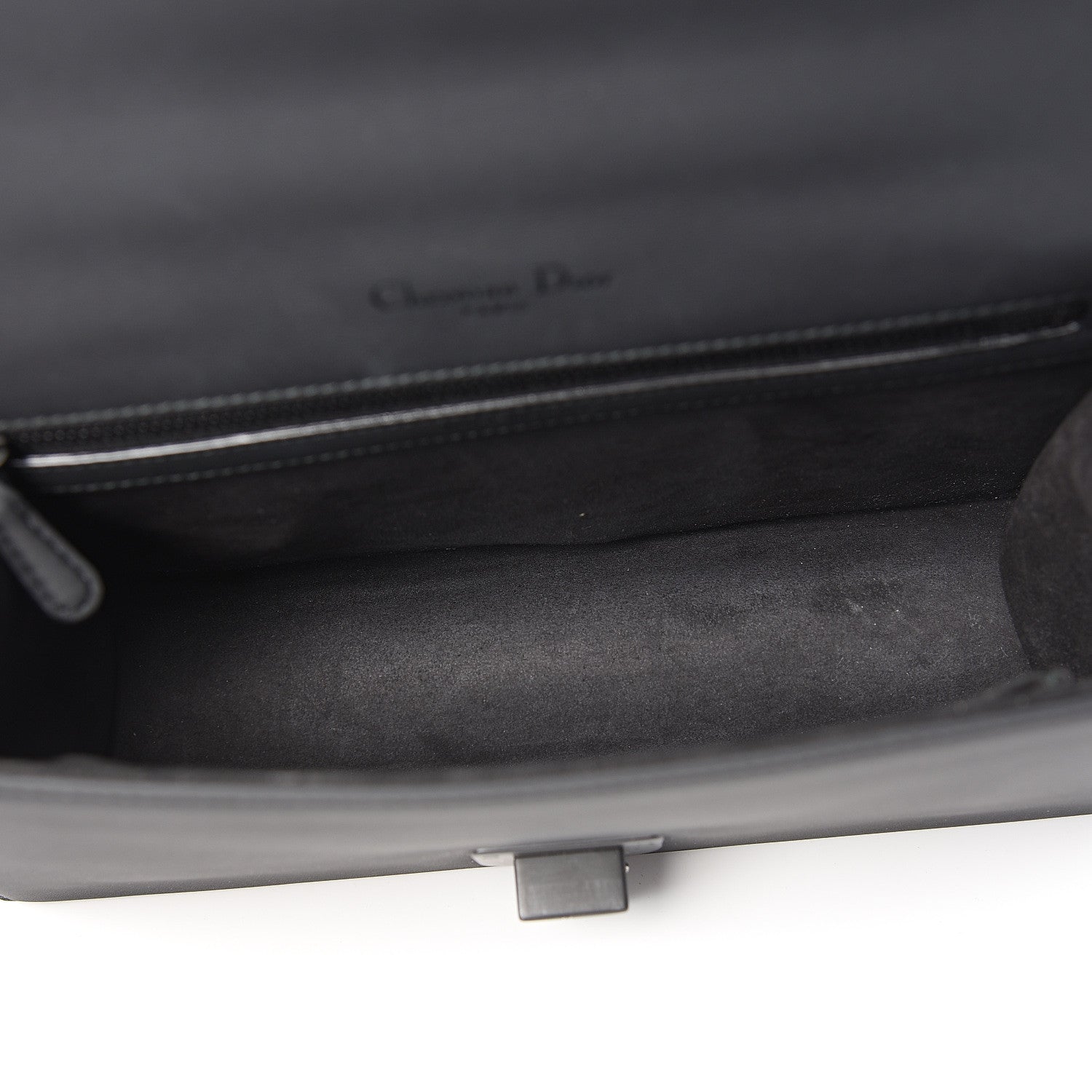 Christian Dior Ultra Matte Calfskin Medium Diorama Flap Bag Black 4 of 9