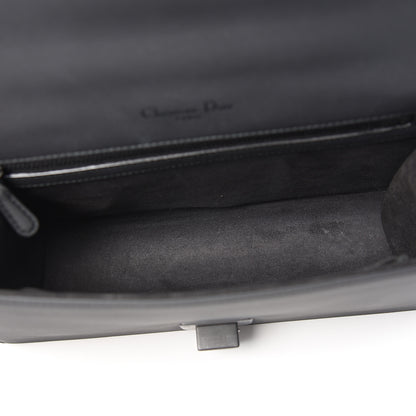 Christian Dior Ultra Matte Calfskin Medium Diorama Flap Bag Black 4 of 9
