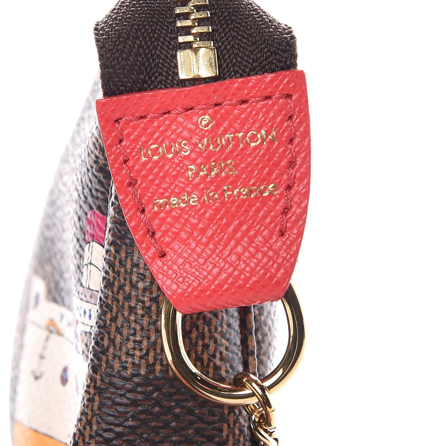 Damier Ebene 2016 Christmas Animation Mini Pochette Accessories