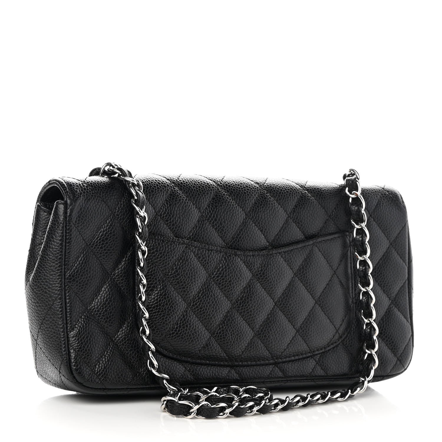 Chanel Caviar Quilted East West Flap Black 3 of 11