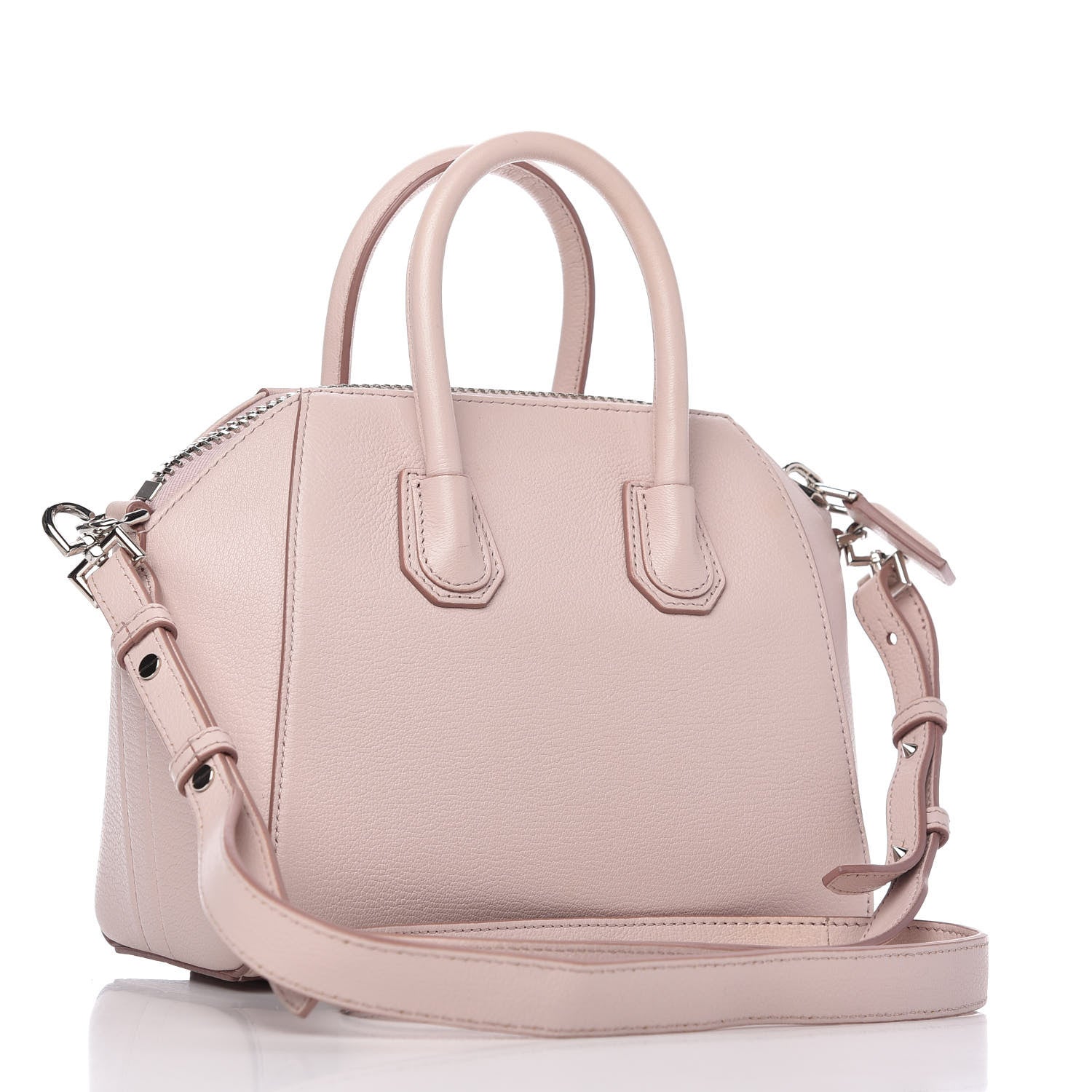 Givenchy Sugar Goatskin Mini Antigona Pale Pink 3 of 10