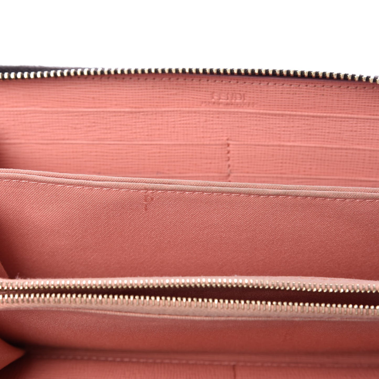 Zucca Spalmati Saint Bamboline Zip Around Wallet Tobacco