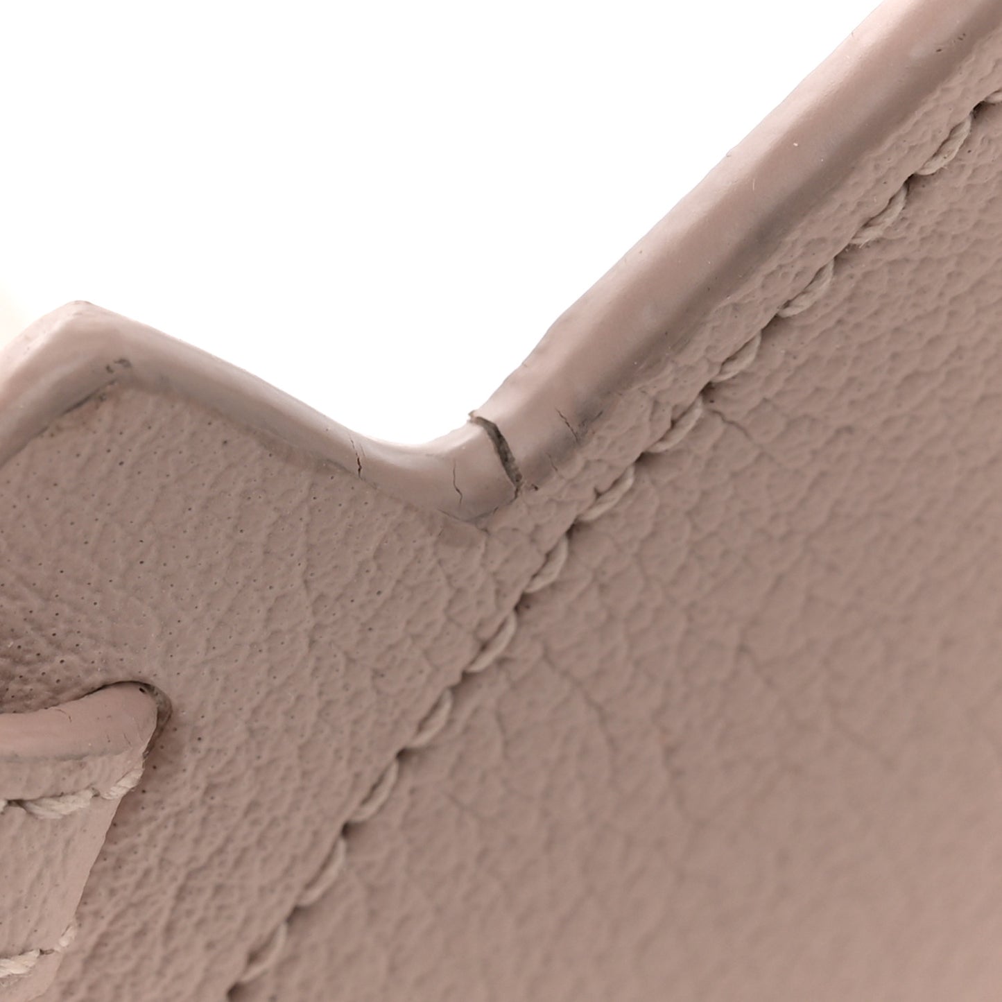 Calfskin Large Shopping Tote Pale Blush