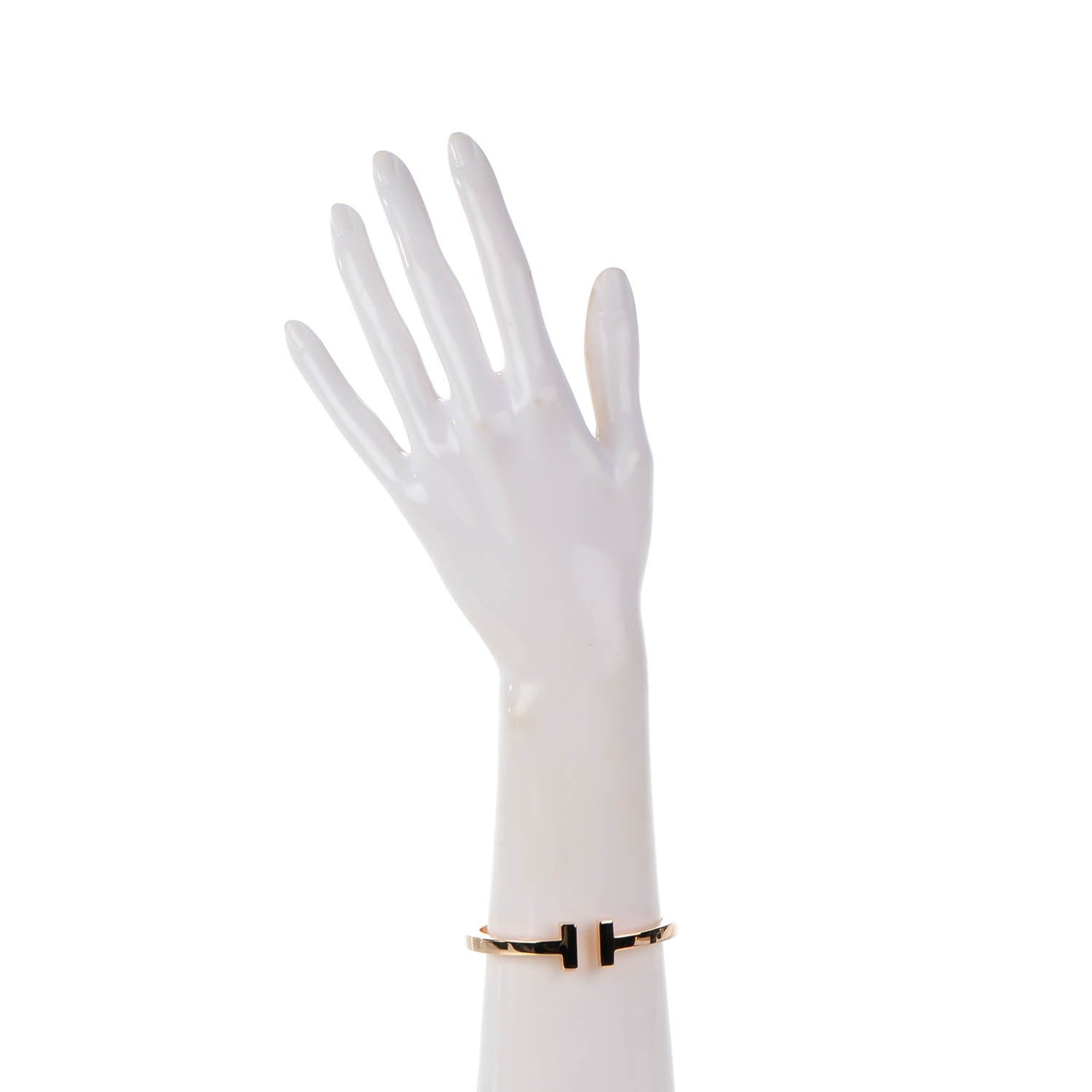 Tiffany 18K Rose Gold T Square Bracelet 2 of 5