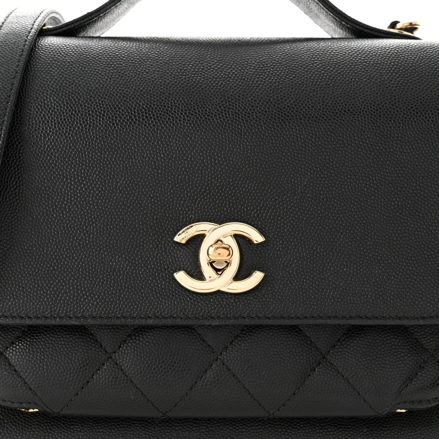 Caviar Quilted Medium Business Affinity Flap Black