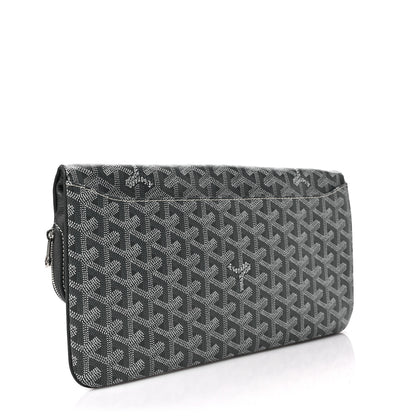 Goyard Goyardine Sainte Marie Soft Clutch Grey 3 of 7