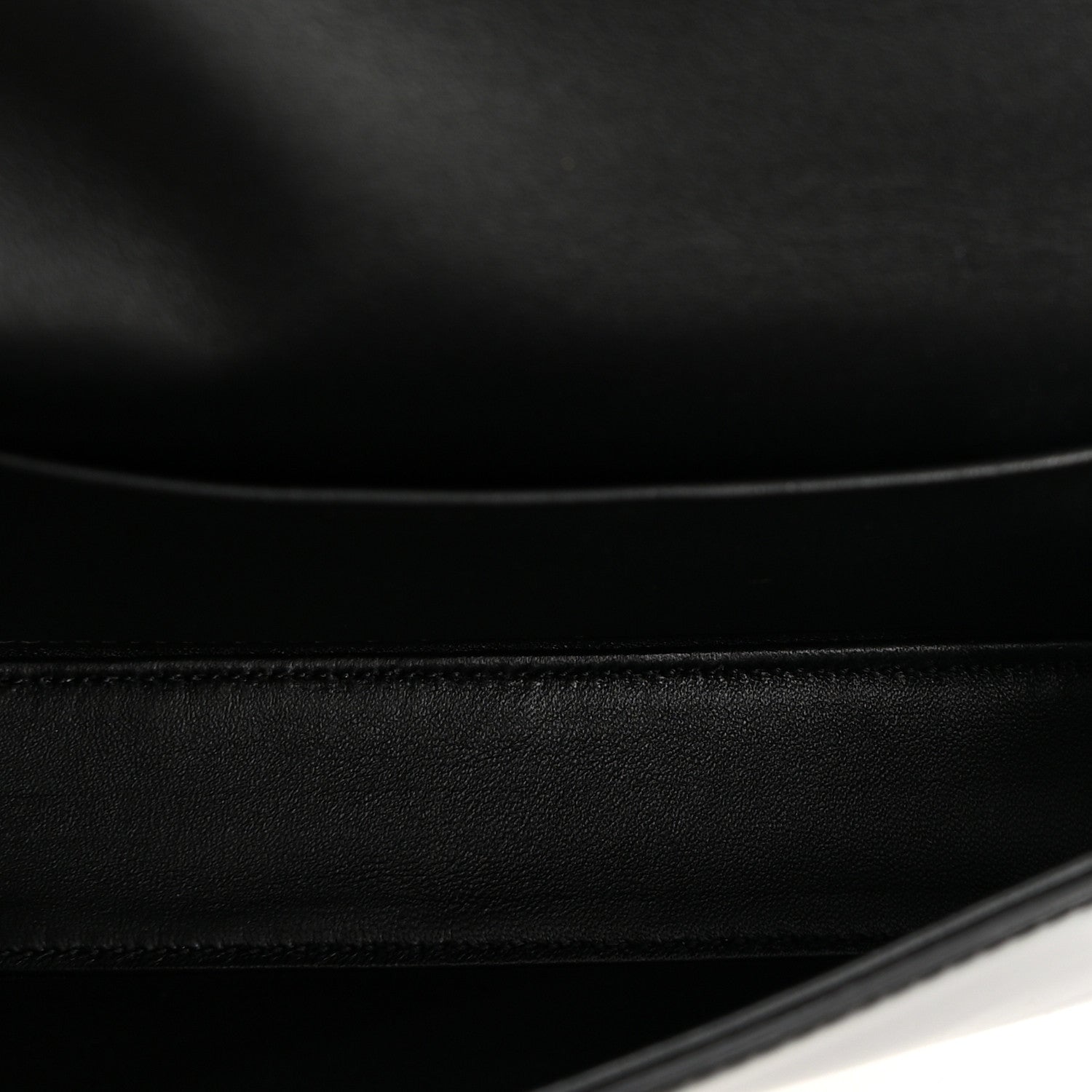 Celine Shiny Calfskin Triomphe Chain Shoulder Bag Black 4 of 9