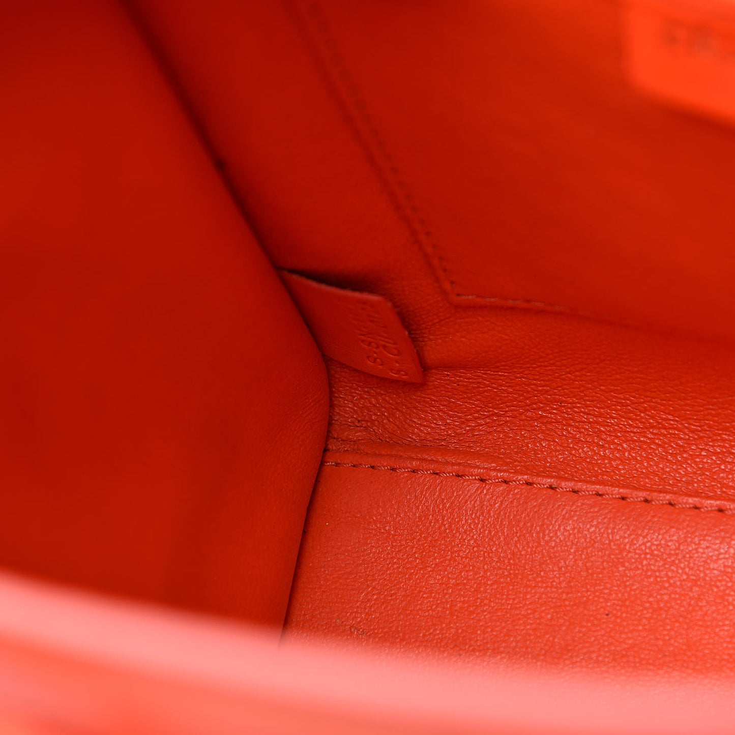 Smooth Calfskin Nano Luggage Fluo Orange