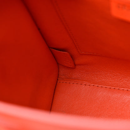 Celine Smooth Calfskin Nano Luggage Fluo Orange 7 of 18