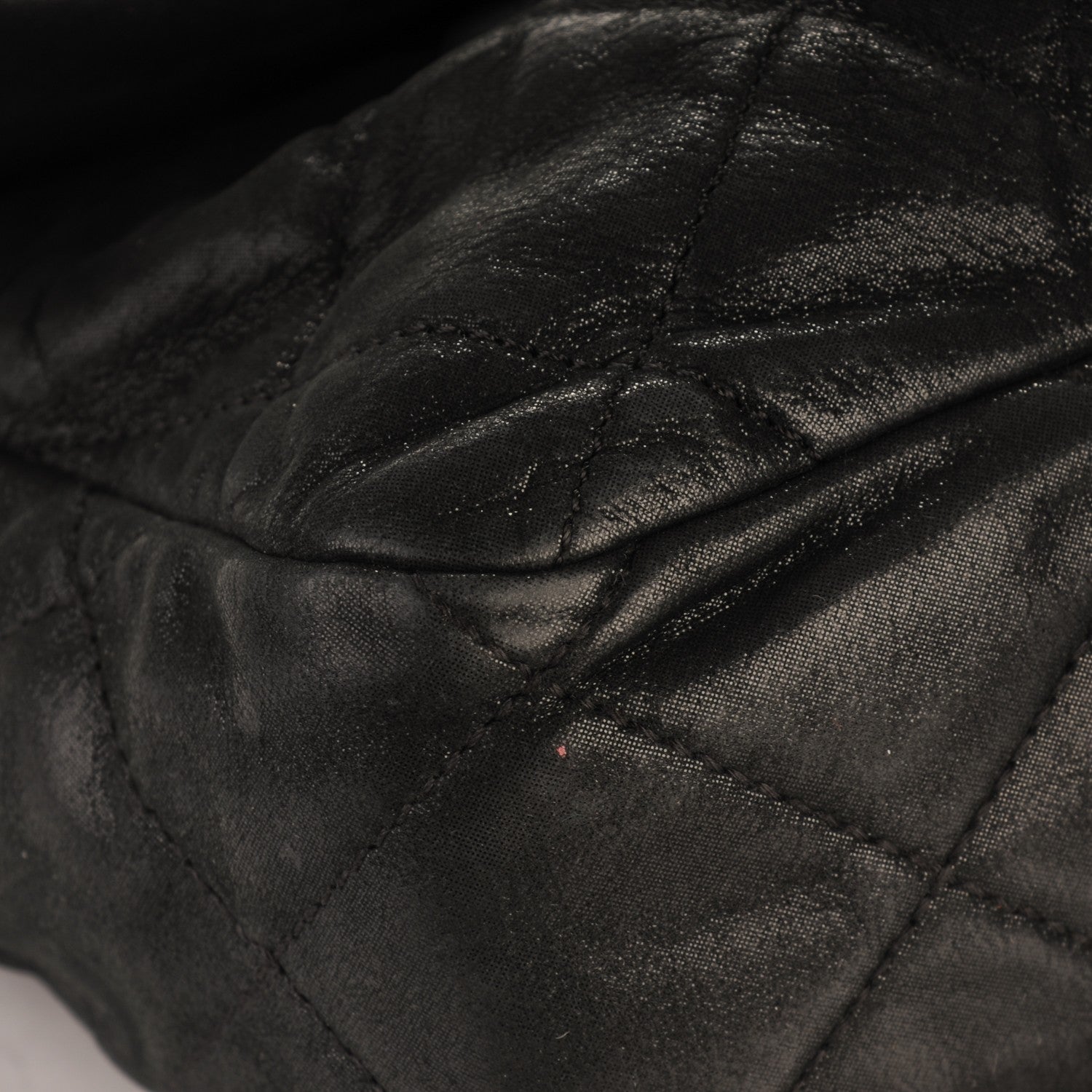 Chanel Iridescent Calfskin Large Chic Quilt Flap Black 9 of 9