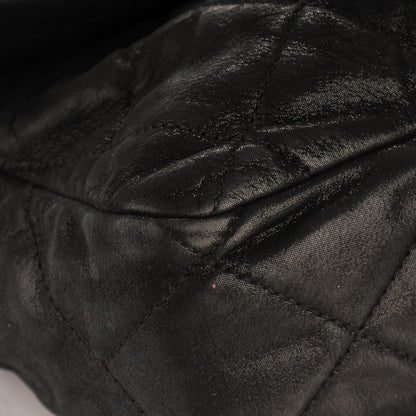 Chanel Iridescent Calfskin Large Chic Quilt Flap Black 9 of 9