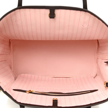 Louis Vuitton Damier Ebene Neo Neverfull MM Rose Ballerine 6 of 15
