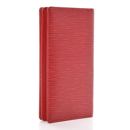 Louis Vuitton Epi Porte-Cartes Credit Yen Wallet Castillan Red 3 of 10