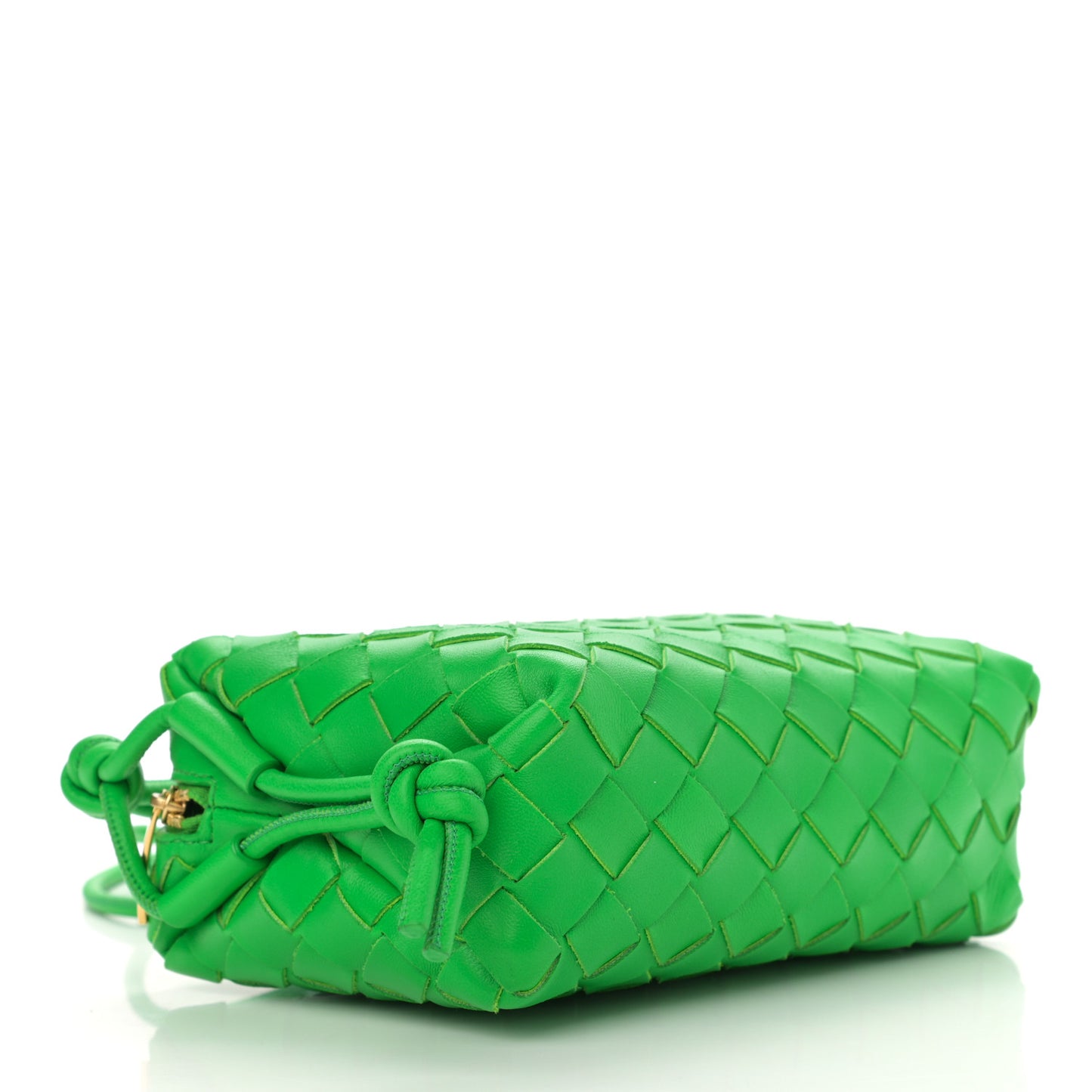 Nappa Intrecciato Mini Loop Camera Bag Parakeet