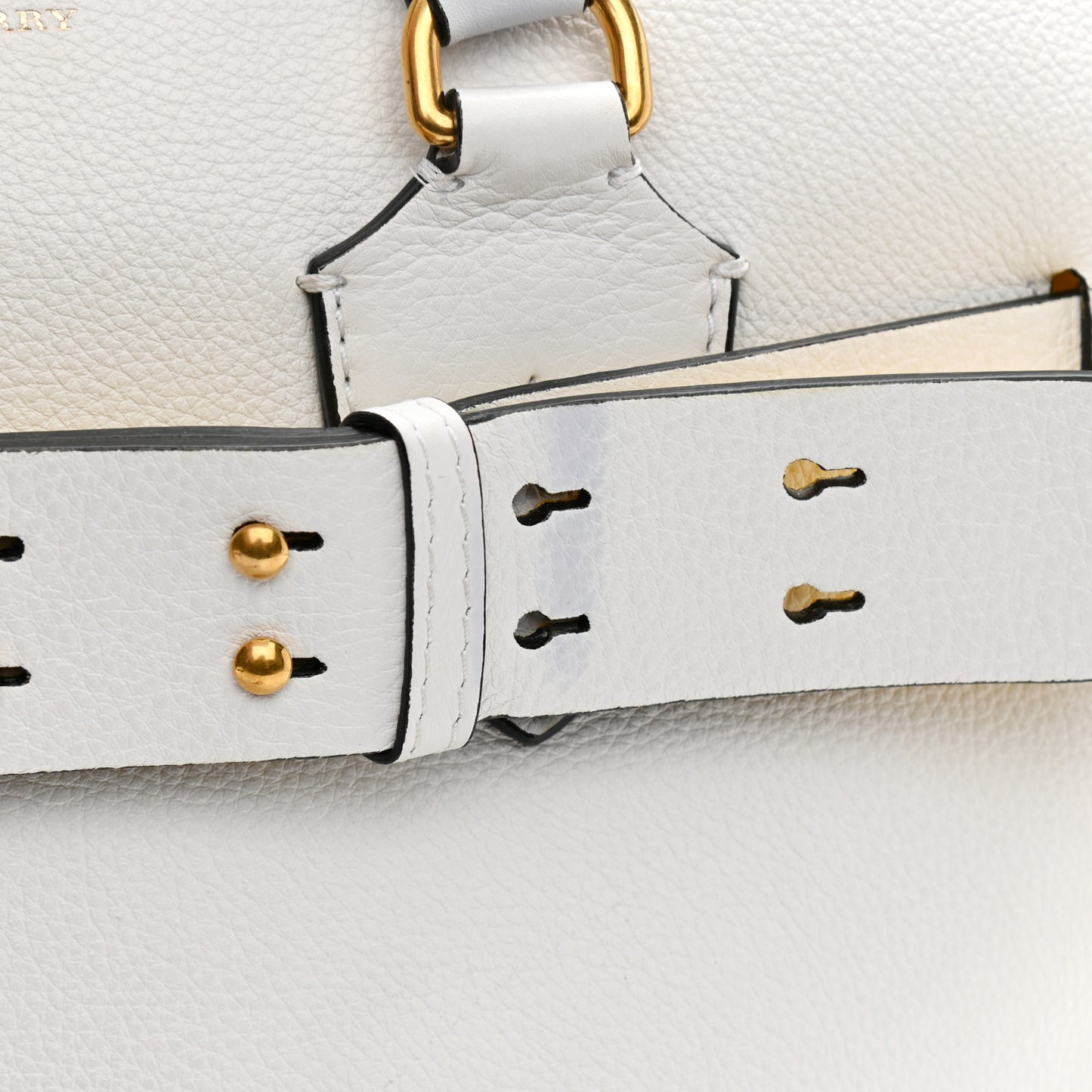 Soft Grain Calfskin Medium Belt Bag Chalk White