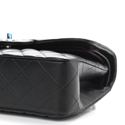 Chanel Lambskin Quilted Small Double Flap Black 9 of 14