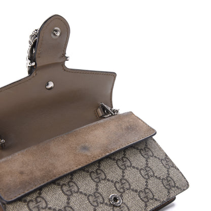 Gucci GG Supreme Monogram Super Mini Dionysus Shoulder Bag Taupe 8 of 11