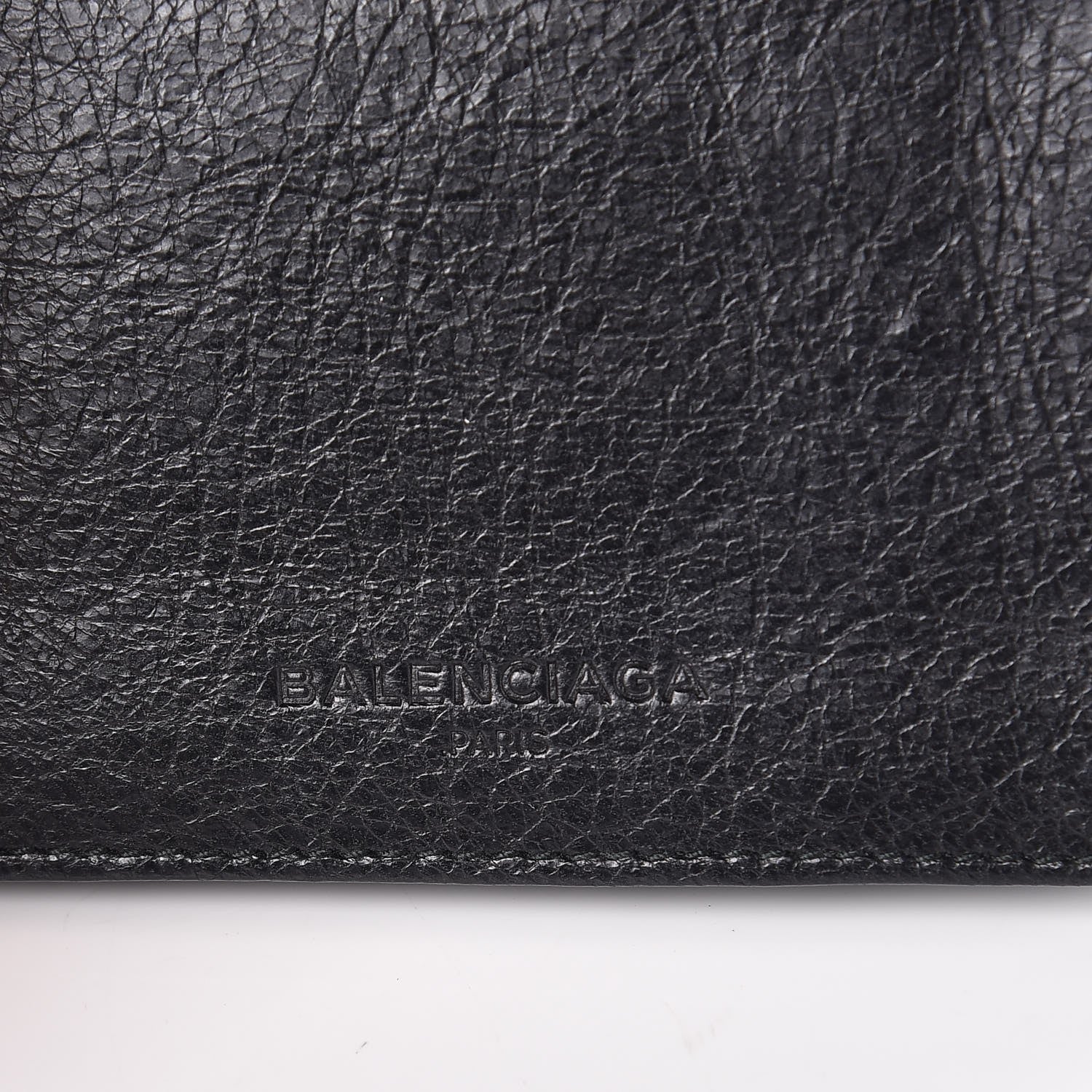 Balenciaga Agneau Classic Gold Hardware Card Case Black 6 of 8