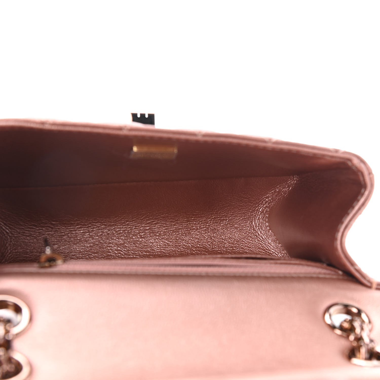 Chanel Metallic Grained Calfskin Quilted 2.55 Reissue Mini Flap Copper Pink 4 of 5