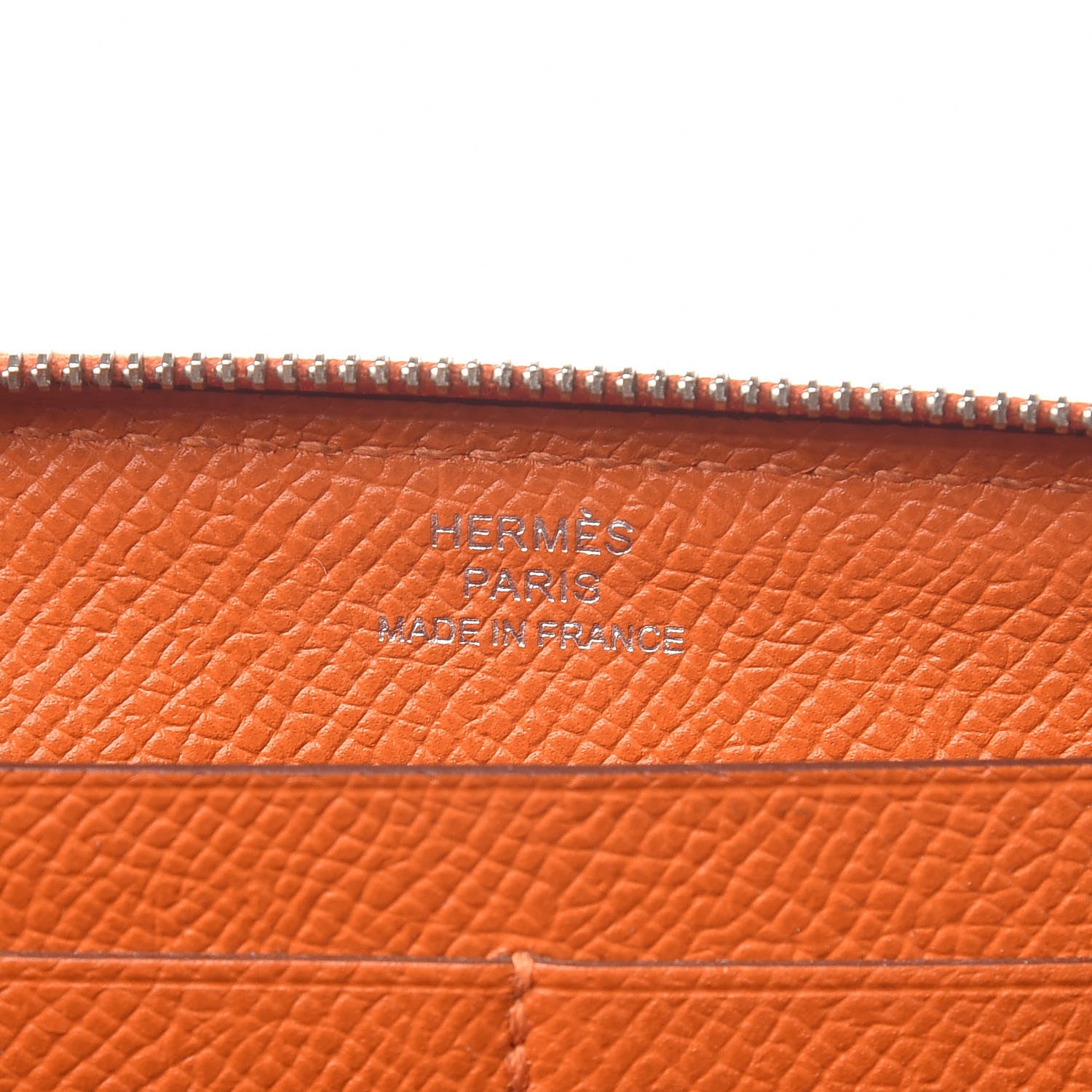 Hermes Epsom Azap Wallet Orange 6 of 12