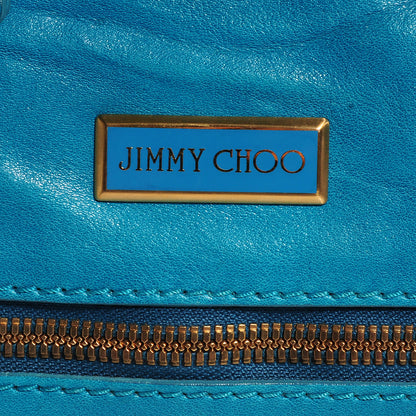 Jimmy Choo Leather Suede Mahala Turquoise 5 of 10
