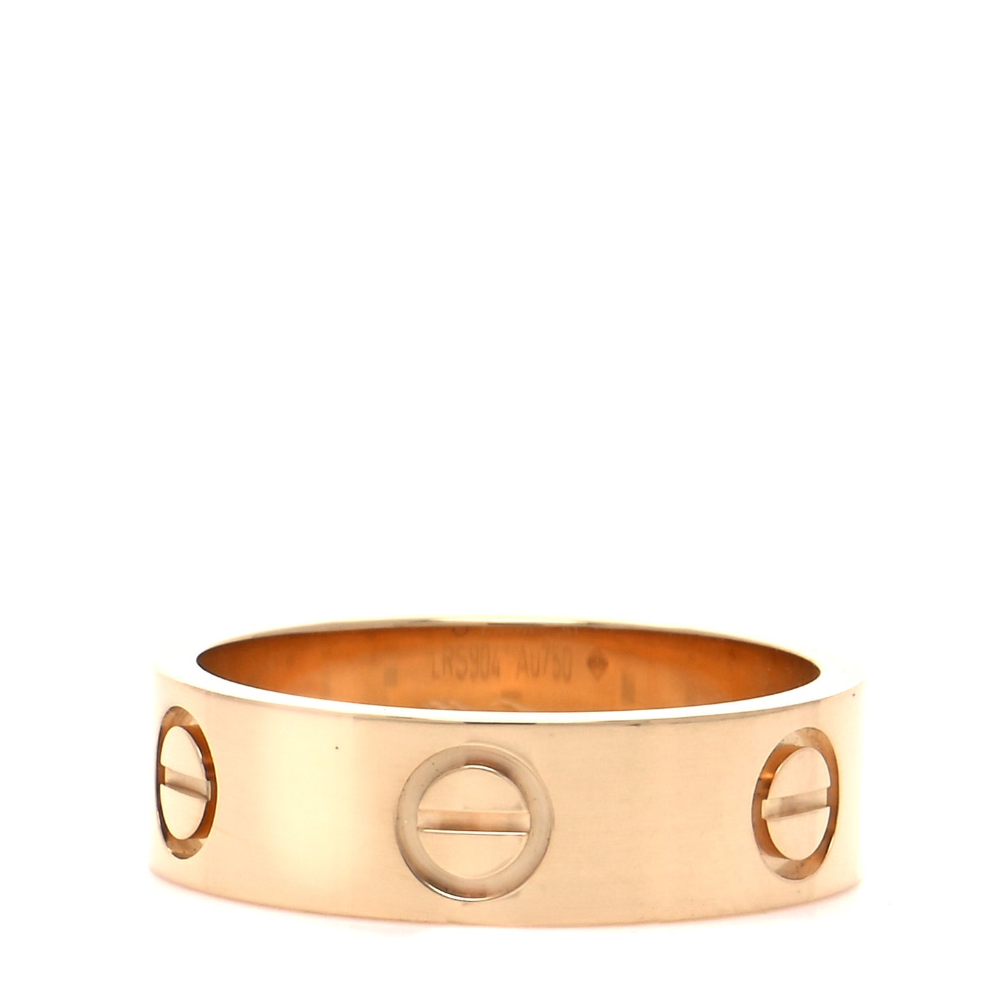 18K Yellow Gold 5.5mm LOVE Ring 51 5.75