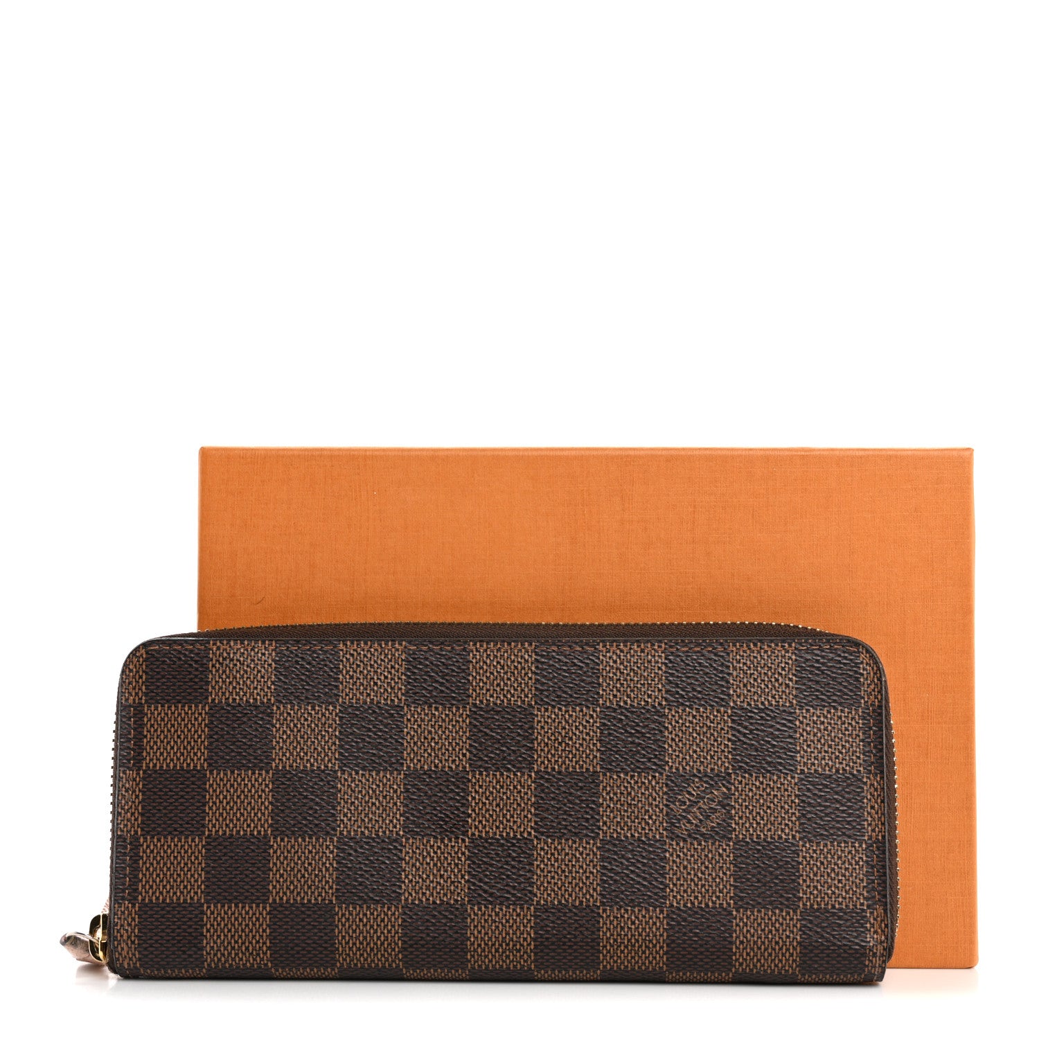 Louis Vuitton Damier Ebene Clemence Wallet Rose Ballerine 12 of 12