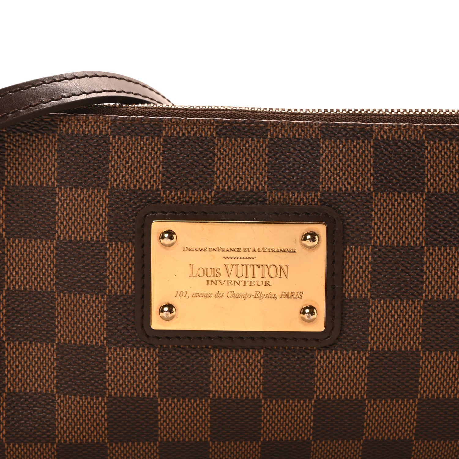 Louis Vuitton Damier Ebene Eva Clutch 7 of 9
