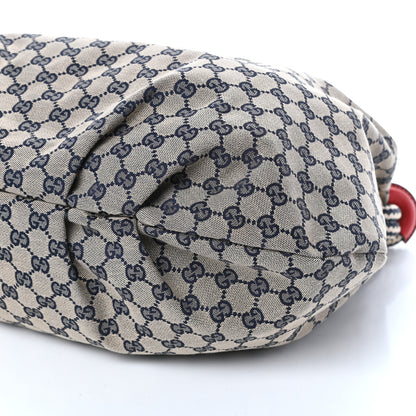 Gucci Monogram Acapulco Medium Hobo Navy 9 of 9