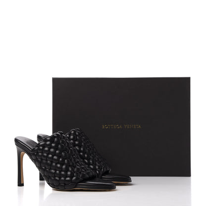 Bottega Veneta Nappa Padded Intreccio The Curve Sandals 35.5 Black 10 of 10