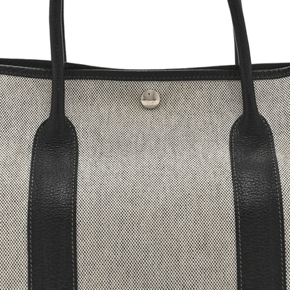 Hermes Toile Negonda Garden Party 36 MM Tote Black Ecru 8 of 11