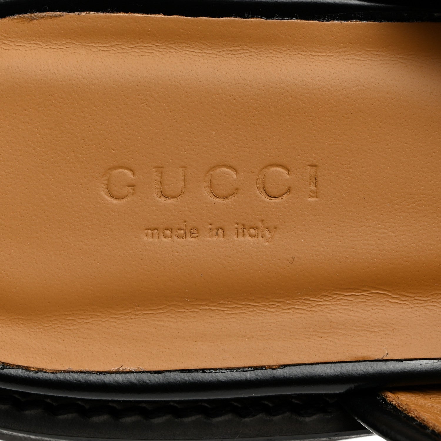 Gucci Magnum Calfskin Womens Horsebit Platform Mules 38 Black 6 of 10