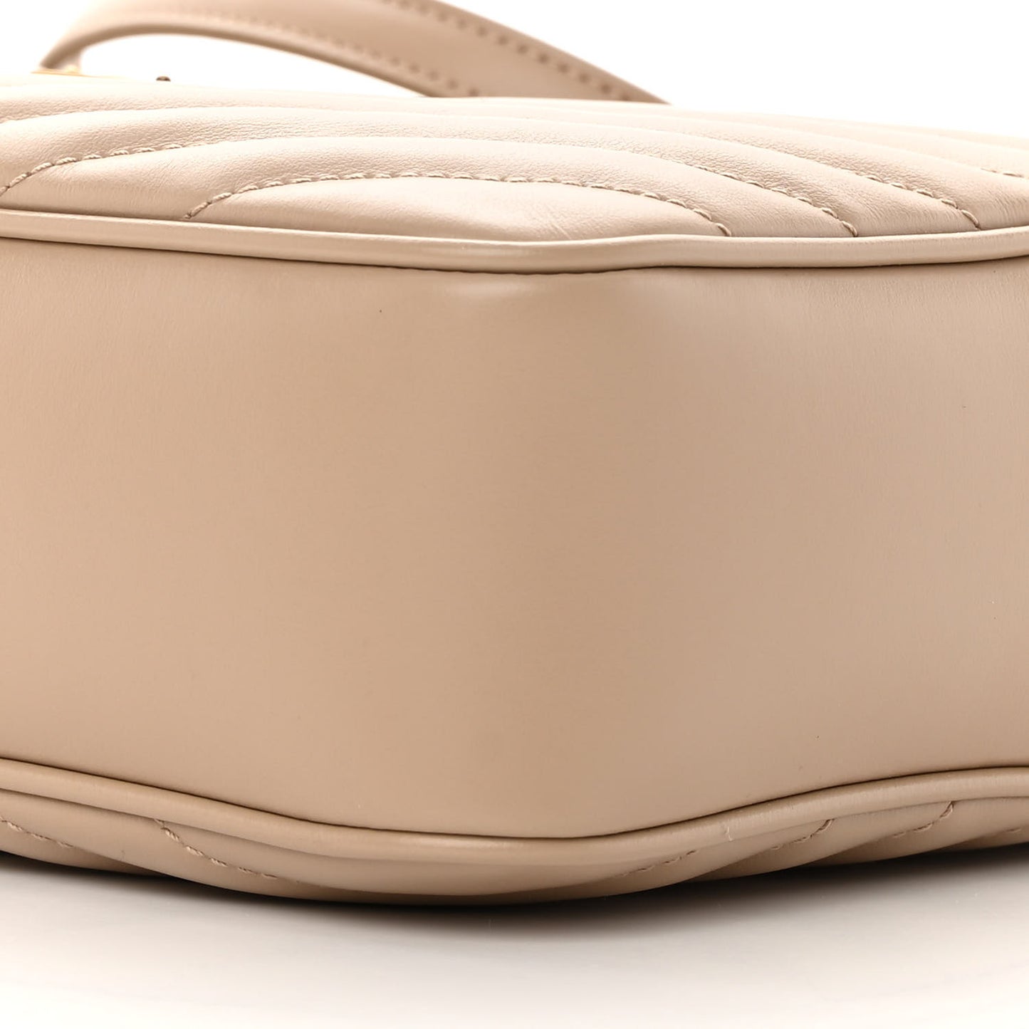 Calfskin Matelasse Monogram Lou Camera Bag Dark Beige