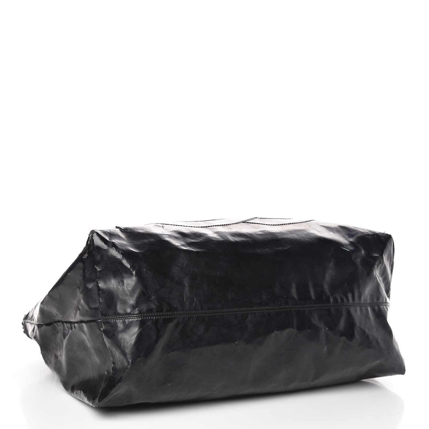 Chanel Vinyl XL Coco Cabas Black 5 of 22