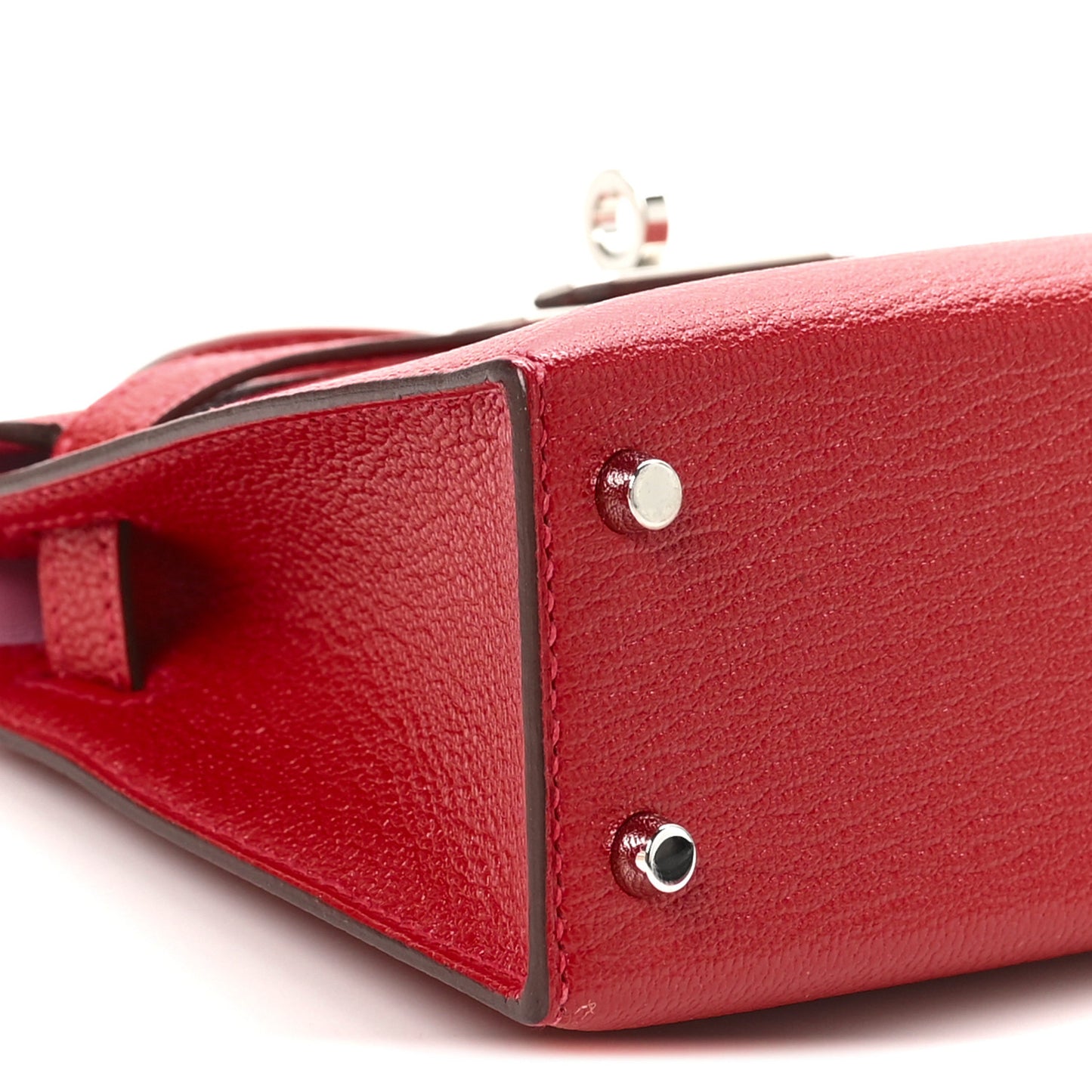 Chevre Mysore Verso Mini Kelly Sellier 20 Rouge Casaque Bubblegum