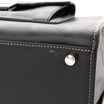 Fendi Vitello King FF Lines Embossed Large Soft Trunk Bag Black 13 of 14