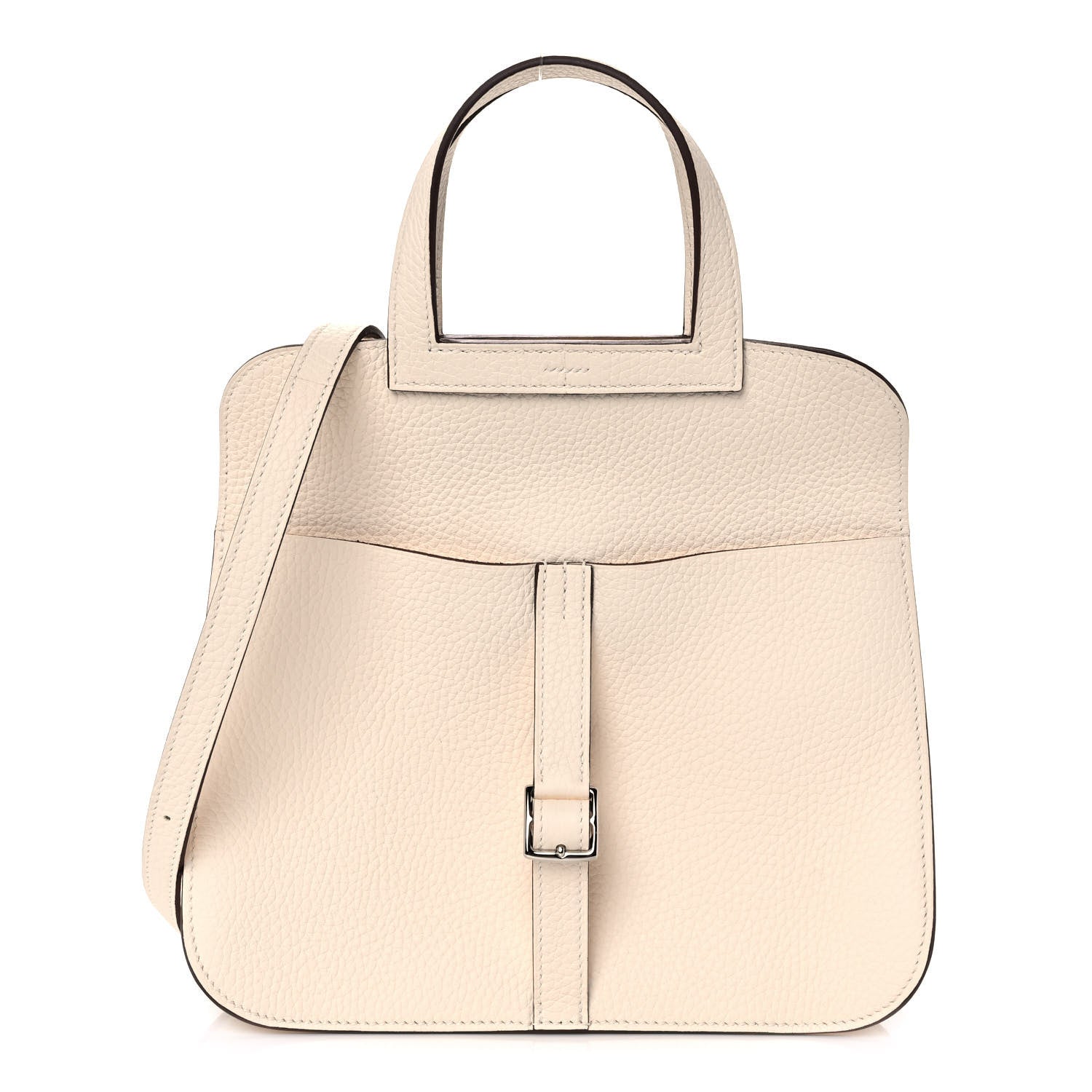 Hermes Taurillon Clemence Verso Halzan 25 Nata Biscuit 2 of 11