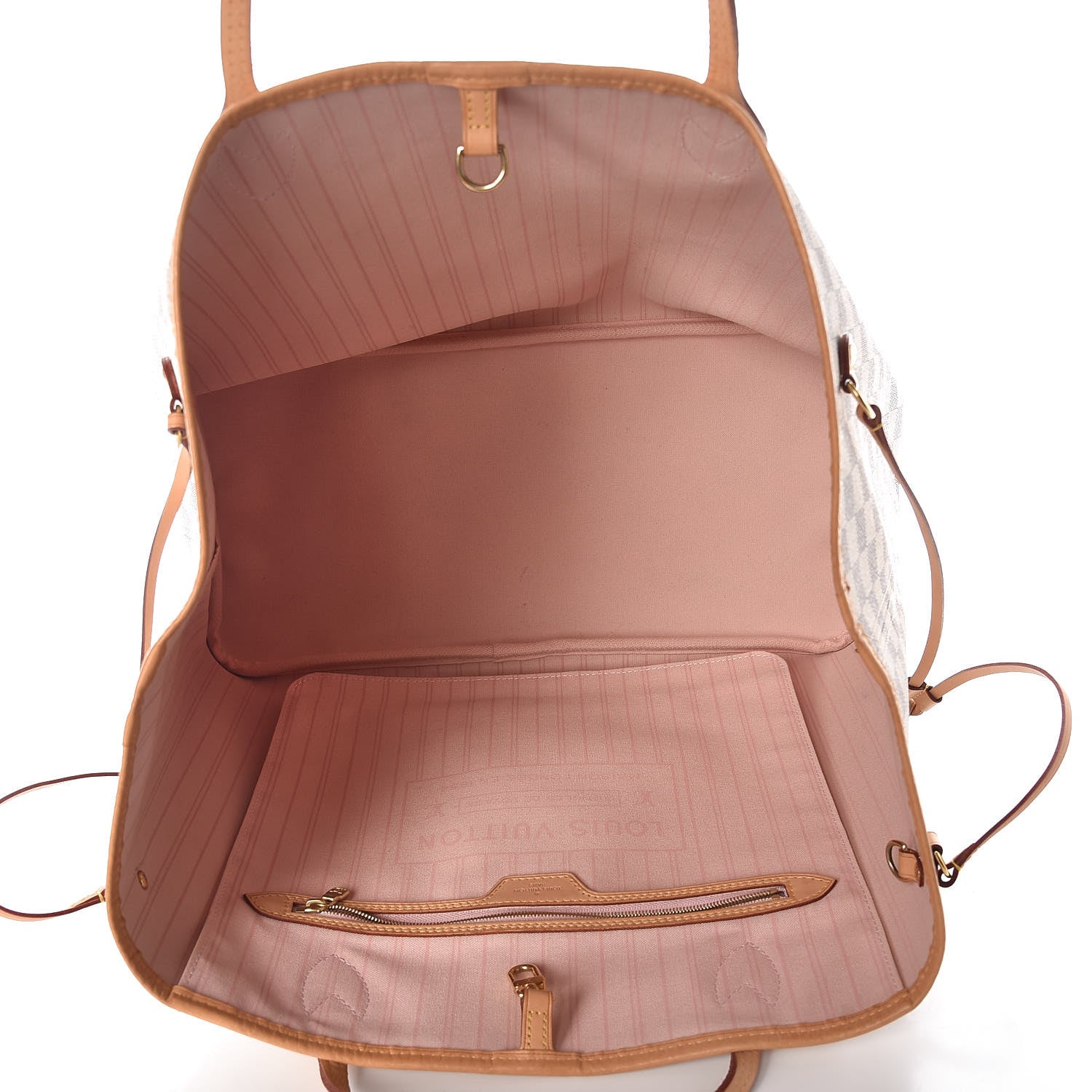 Louis Vuitton Damier Azur Neo Neverfull GM Rose Ballerine 7 of 9