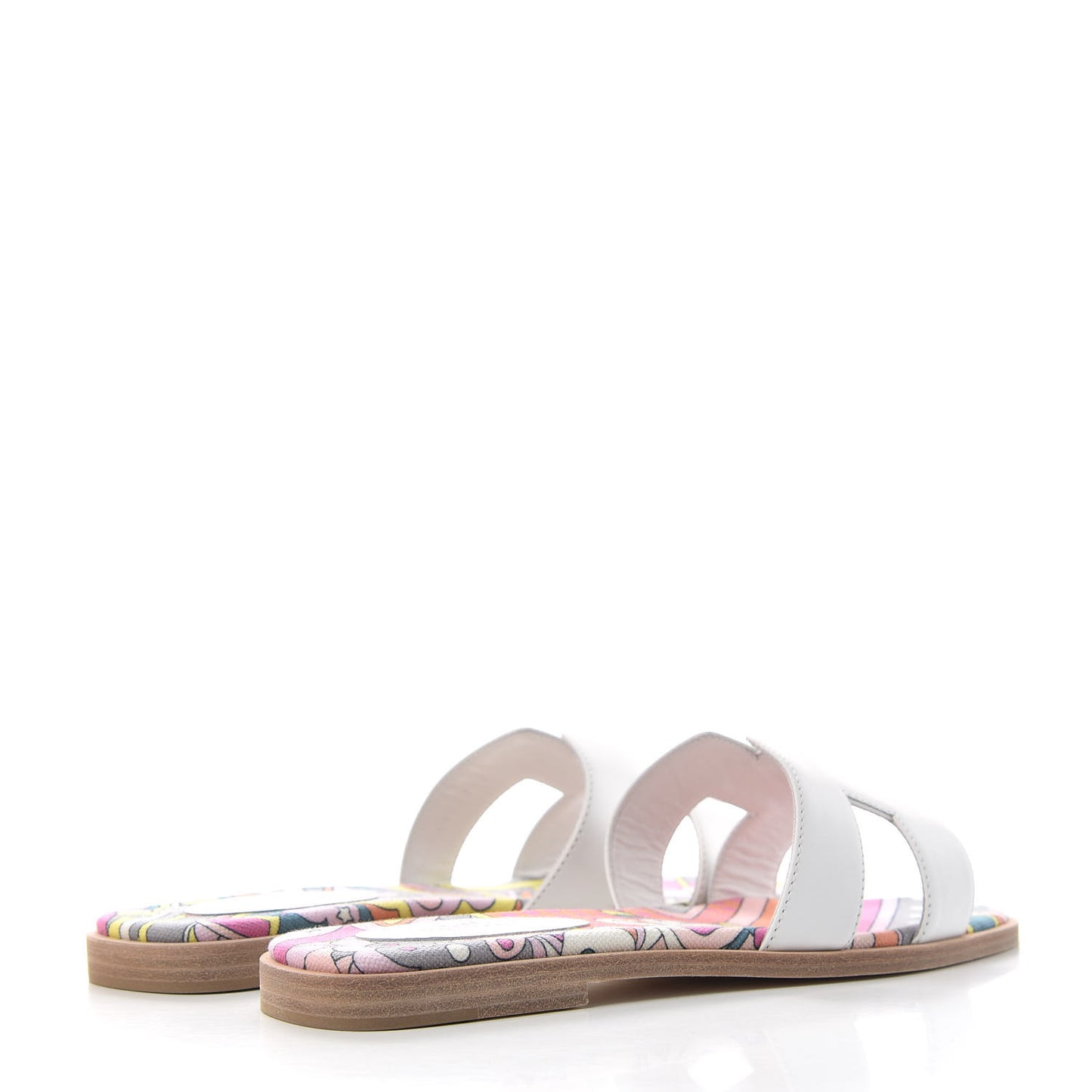 Faubourg Rainbow Oran Sandals 37 White Multicolore