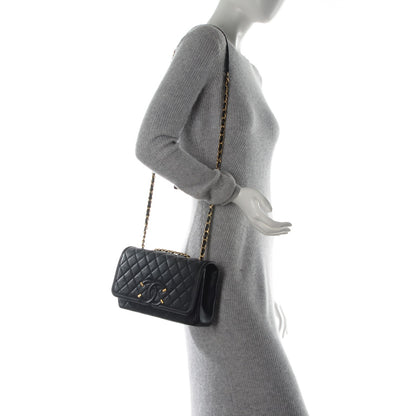 Chanel Caviar Quilted Medium CC Filigree Flap Black 2 of 7
