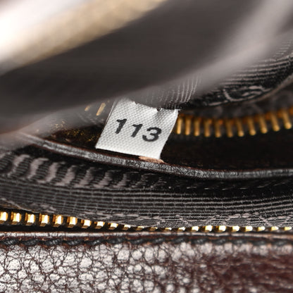 Prada Cervo Large Animalier Satchel Cacao 7 of 10