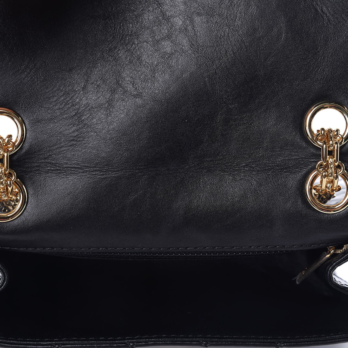 Aged Calfskin Quilted 2.55 Reissue Mini Flap Black
