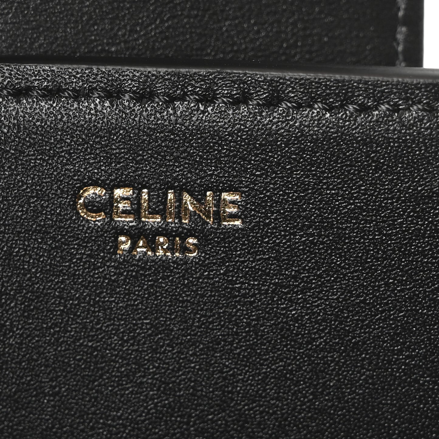 Smooth Calfskin Triomphe Medium Louise Bag Black