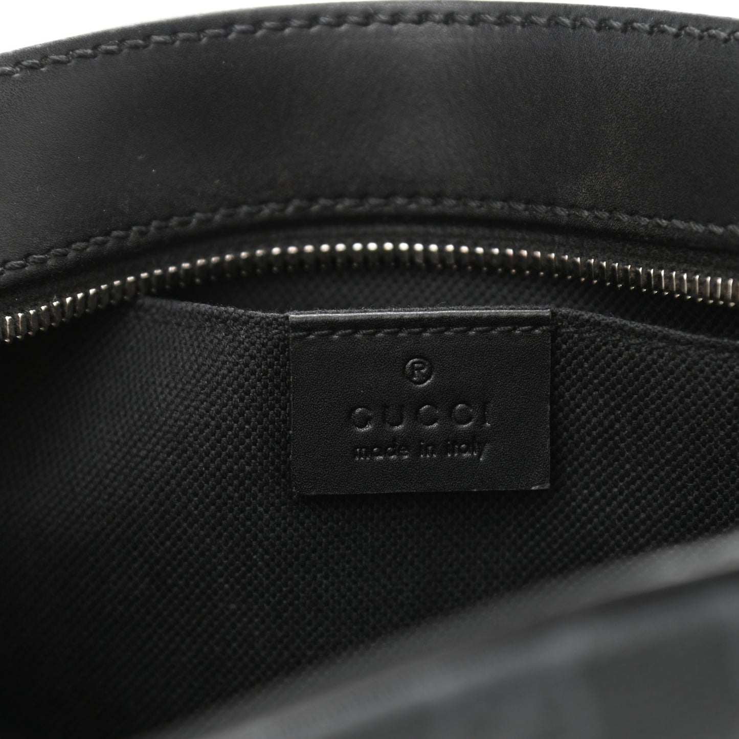 GG Supreme Monogram Web Shoulder Bag Black Grey