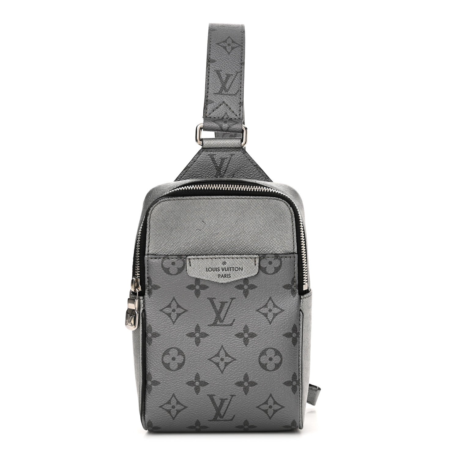 Louis Vuitton Taigarama Outdoor Slingbag Gunmetal Silver 1 of 12