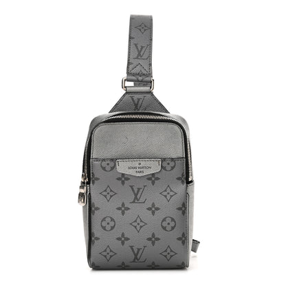 Louis Vuitton Taigarama Outdoor Slingbag Gunmetal Silver 1 of 12