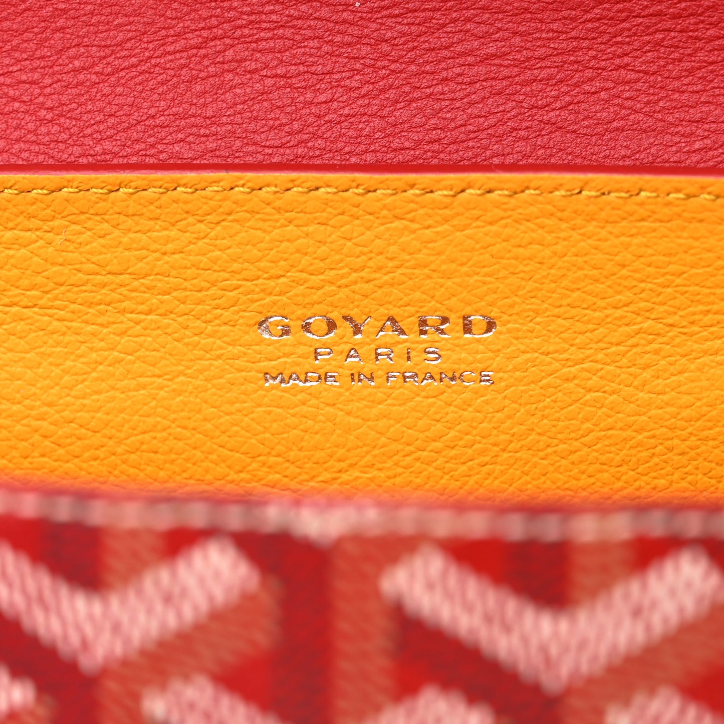 Goyardine Saigon Mini Red