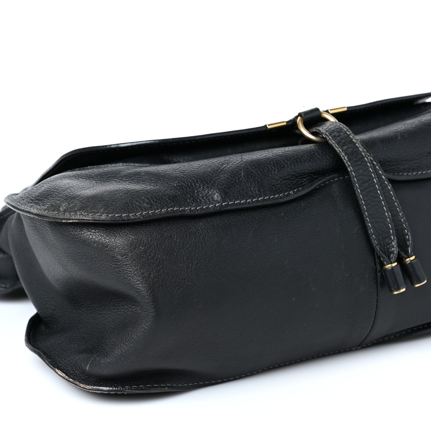 Chloe Calfskin Large Marcie Satchel Black 8 of 11