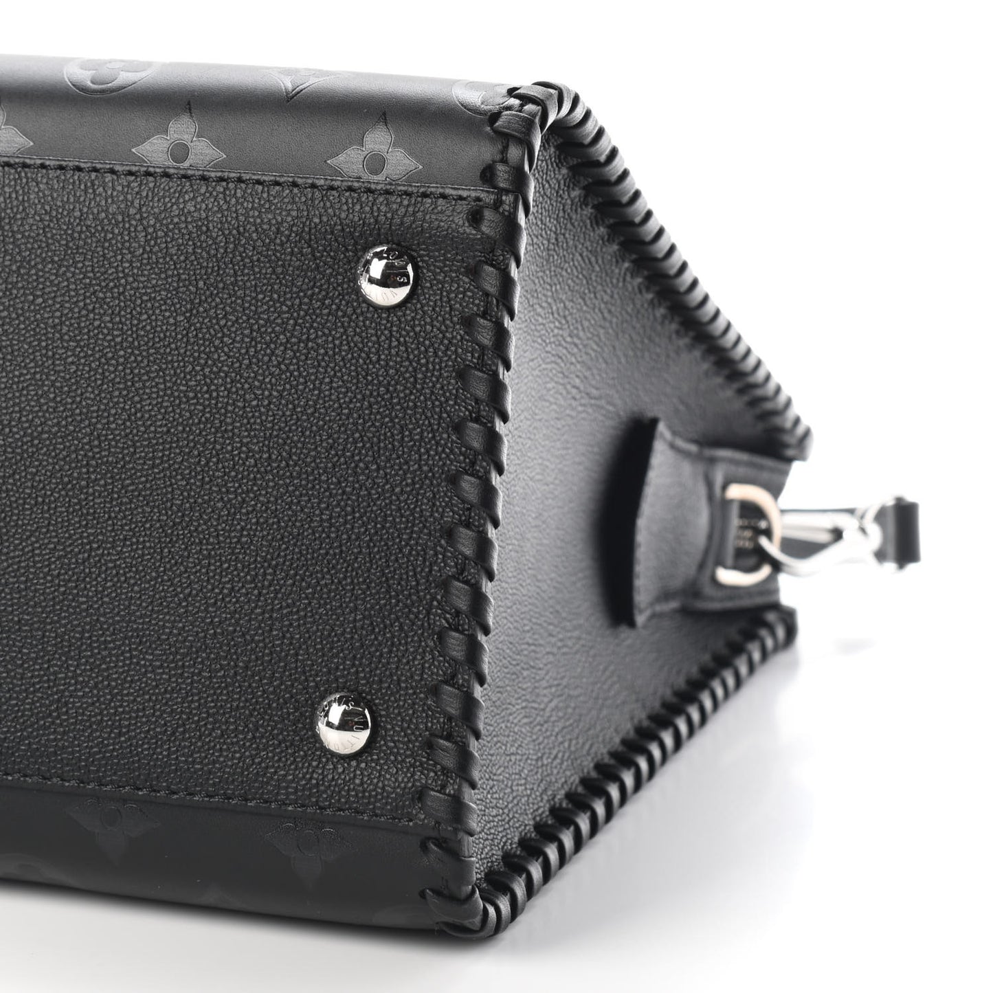 Monogram Cuir Plume Very Zipped Tote Black