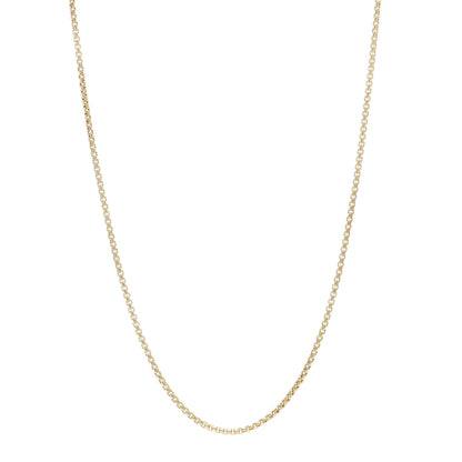 David Yurman 18K Yellow Gold 1.7mm Box Chain Necklace 22" 1 of 4